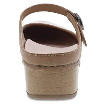 Dansko Bria Slip-On Mary Jane Mule Clogs for Women – Memory Foam and Arch Support for All -Day Comfort and Support – Lightweight EVA Outsole for Long-Lasting Wear Tan 8.5-9 M US