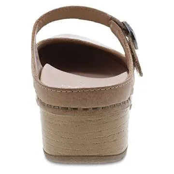 Dansko Bria Slip-On Mary Jane Mule Clogs for Women – Memory Foam and Arch Support for All -Day Comfort and Support – Lightweight EVA Outsole for Long-Lasting Wear Tan 8.5-9 M US