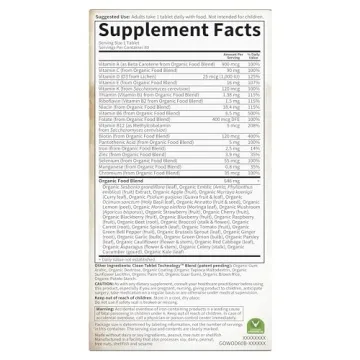 Organic Women's Multivitamin - Once Daily Supplement