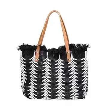 Straw Handbags for Women, Woven Purses for Women Trendy, Crochet Tote Bag with Magnetic Buckle, Cute...