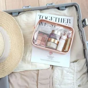 PACKISM TSA Approved Clear Toiletry Bag for Travel