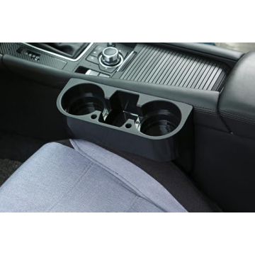 Portable Car Cup Phone Holder Organizer Black