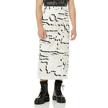 maison blanche unisex adult Pencil Skirt, White, 4 US