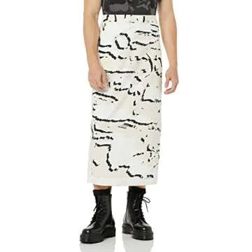 maison blanche unisex adult Pencil Skirt, White, 4 US