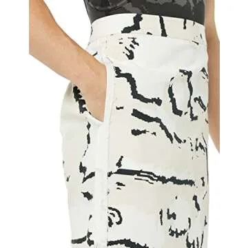 maison blanche unisex adult Pencil Skirt, White, 4 US