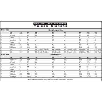 maison blanche unisex adult Pencil Skirt, White, 4 US