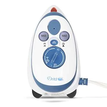 Dritz Notions 653380 Mighty Travel Steam Iron, White