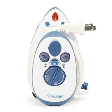 Dritz Notions 653380 Mighty Travel Steam Iron, White