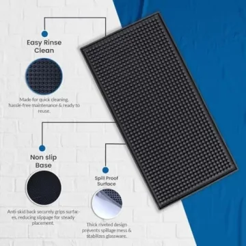 Rubber Bar Mats by ProTensils for Kitchens and Bars