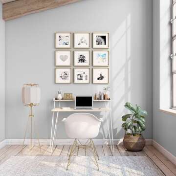 Stylish Retro Computer Desk with Riser - Ameriwood Home