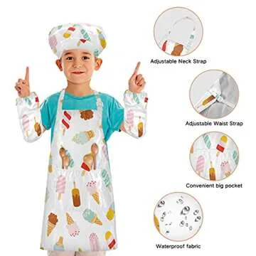 Soderhamn Kids Adjustable Apron Set for Creative Fun