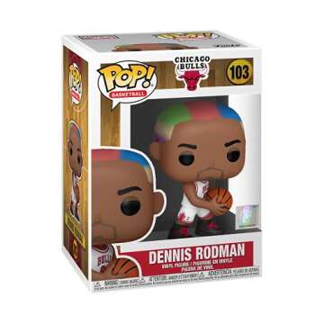 Funko Pop! NBA: Legends - Dennis Rodman (Bulls Home) Collector's Toy