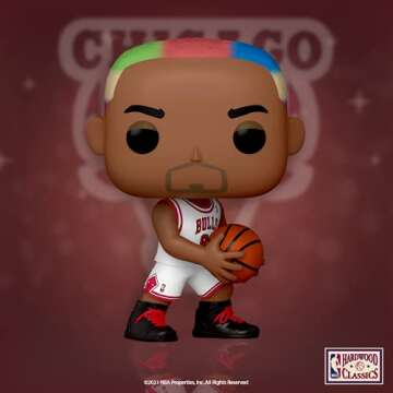 Funko Pop! NBA Dennis Rodman Figure - Perfect for Collectors and Fans!