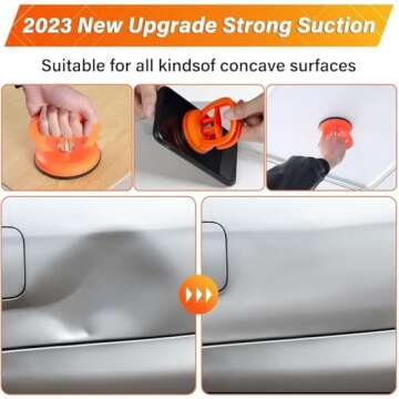 Portable Car Dent Removal Kit – 3 Pack Dent Puller Tool for Effective Repairs