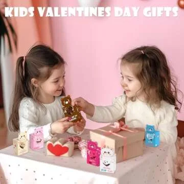 Sofier 27 Pack Mini Bears Keychains for Kids Valentine's Day