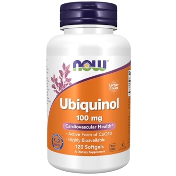 NOW Ubiquinol 100 mg for Energy & Heart Health