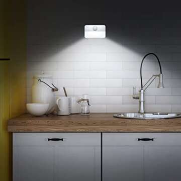 AMIR Mini Motion Sensor Light - Ideal for Safe Nighttime Use Anywhere