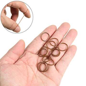 Hicarer 1000 Mini Hair Rubber Bands for Braids and Styles