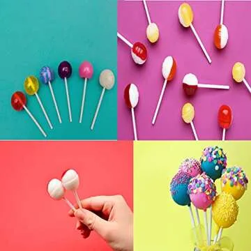 200 Premium 4 Inch Lollipop Sticks for Delicious Treats