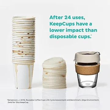 KeepCup Brew Cork Eco-Friendly 12oz Coffee Cup