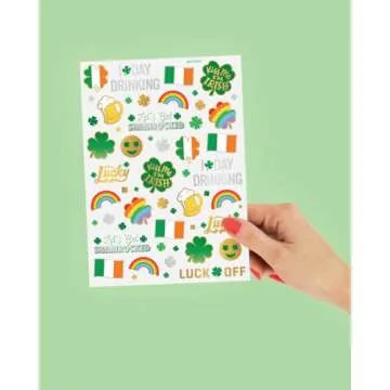 St Patricks Day Temporary Tattoos - Fun Party Accessory