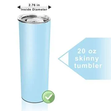 YiePhiot 20 oz Tumbler Lids for YETI - BPA-Free