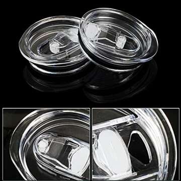 YiePhiot 20 oz Tumbler Lids for YETI - BPA-Free