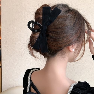 Papasgix Big Bow Hair Claw Clips for Women and Girls