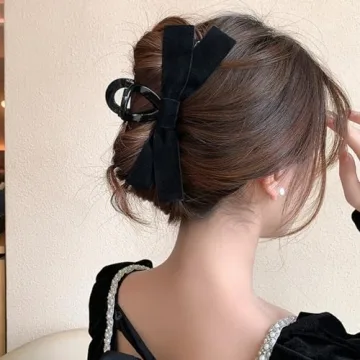 Papasgix Big Bow Hair Claw Clips for Women and Girls