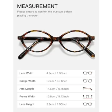 TIJN Blue Light Blocking Glasses for Stylish Eye Protection