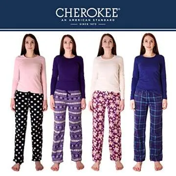 Cherokee Women's Fair Isle Pajama Set for Ultimate Comfort