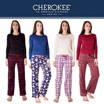 Cherokee Women's Fair Isle Pajama Set for Ultimate Comfort