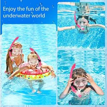 U PHITNIS Kids Snorkel Set - Safe & Fun Snorkeling Gear