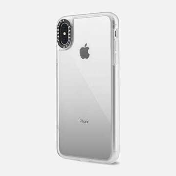 CASETiFY Clear Grip iPhone Xs Max Case Ultra Slim Transparent Hard Back Cover and Glossy Clear Shock...