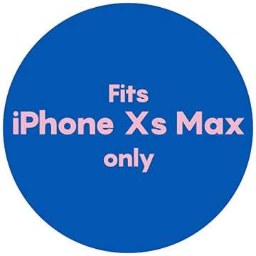 CASETiFY Clear Grip iPhone Xs Max Case Ultra Slim Transparent Hard Back Cover and Glossy Clear Shockproof Drop Proof Bumper Wireless Charging Compatibility for Apple iPhone Xs Max Case (2018)