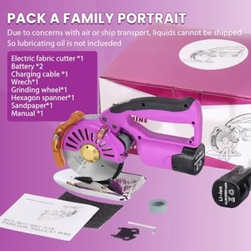 Electric Fabric Rotary Cutter for Quick Multi-Layer Cutting