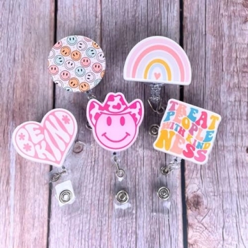 Cute Nurse Badge Reel Set for Fun ID Accessories