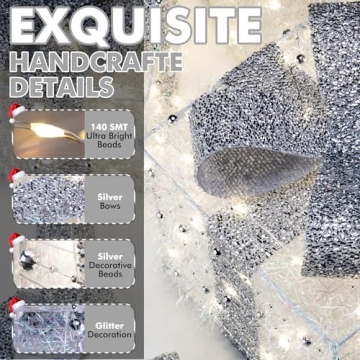 Lighted Gift Boxes with 140 LEDs – Festive Holiday Decor