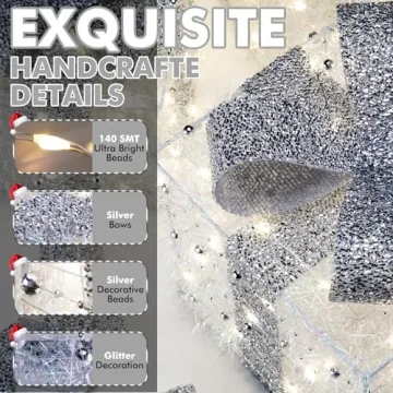 Lighted Gift Boxes with 140 LEDs – Festive Holiday Decor