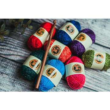 Lion Brand Yarn Lion Brand Bonbons 680 Crayons