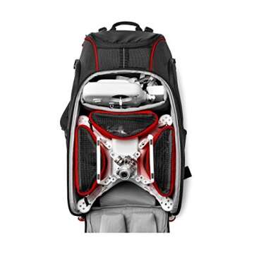 Manfrotto MB BP-D1 DJI Professional Video Equipment Cases Drone Backpack (Black),22" x 13" x 19"