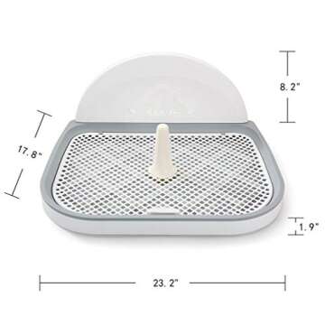 HIPIPET Puppy Dog Potty Tray - Convenient Indoor Solution