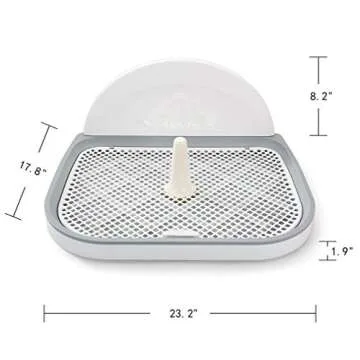 HIPIPET Puppy Dog Potty Tray - Convenient Indoor Solution