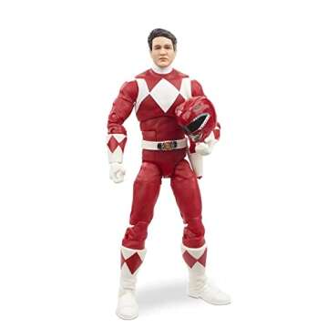 Power Rangers E7755 Lightning Collection 6" Mighty Morphin Red Ranger Collectible Action Figure Toy with Accessories