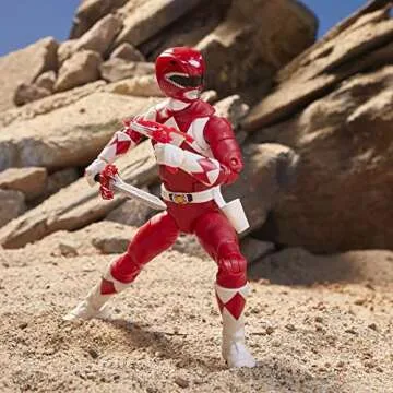 Power Rangers E7755 Lightning Collection 6" Mighty Morphin Red Ranger Collectible Action Figure Toy with Accessories