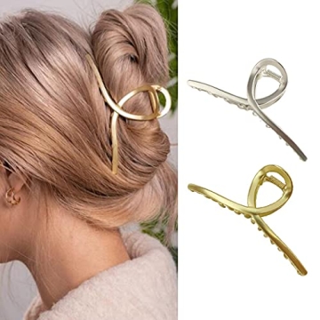 Durable Brinie Hair Claw Clips for Thick Thin Hair