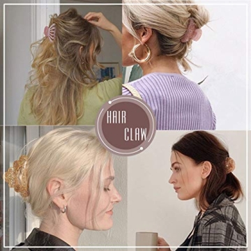 Durable Brinie Hair Claw Clips for Thick Thin Hair