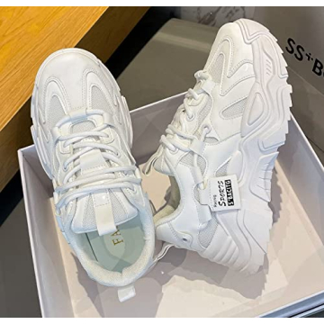 VAXAV Women's Stylish Breathable Platform Sneakers