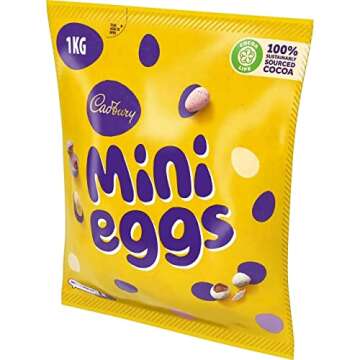 Cadbury Mini Eggs Milk Chocolate with Crisp Shell Candy, Easter Bag (35.27