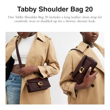 Stylish COACH Tabby Shoulder Bag 20 in B4/Merlot